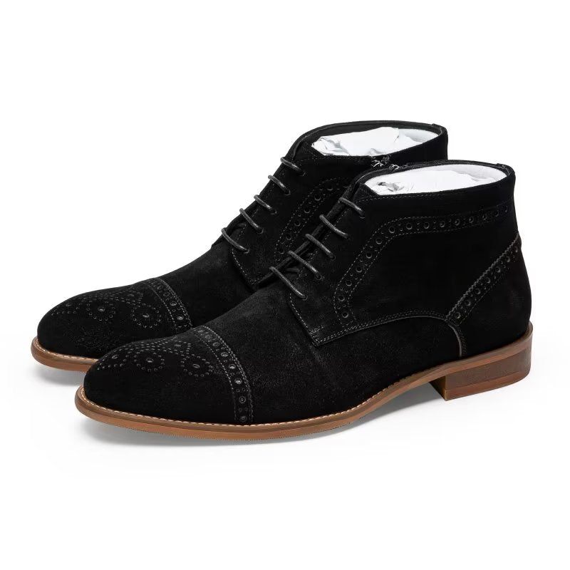 Buty Męskie Do Kostki - Czarny