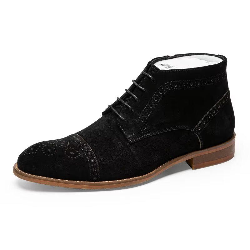 Buty Męskie Do Kostki - Czarny