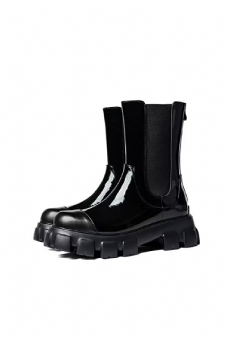 Buty Męskie Trendsetter Ze Skóry Bydlęcej Z Okrągłymi Noskami