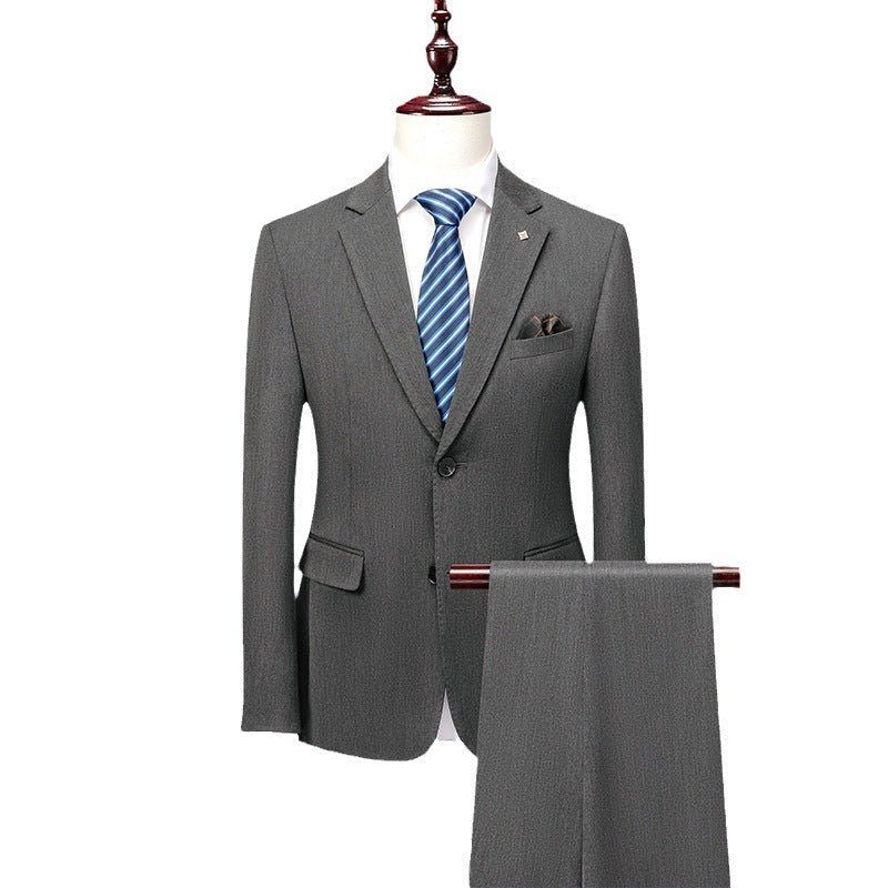 Garnitury Męskie Elegancki Obcisły Garnitur - Szary