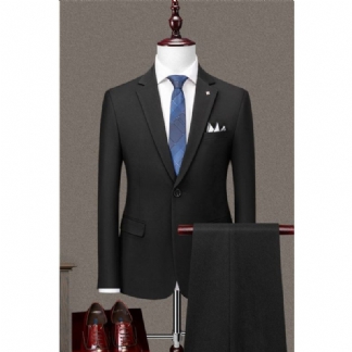 Garnitury Męskie Elegancki Obcisły Garnitur