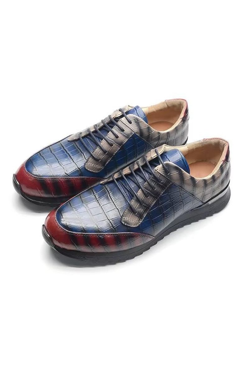 Męskie Buty Na Co Dzień Miejskie Wyrafinowane Codzienne Skórzane