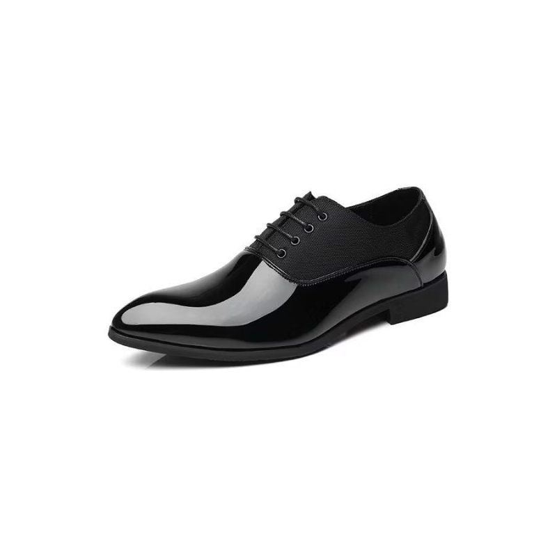 Męskie Buty Na Co Dzień Solidne Sznurowane - Czarny