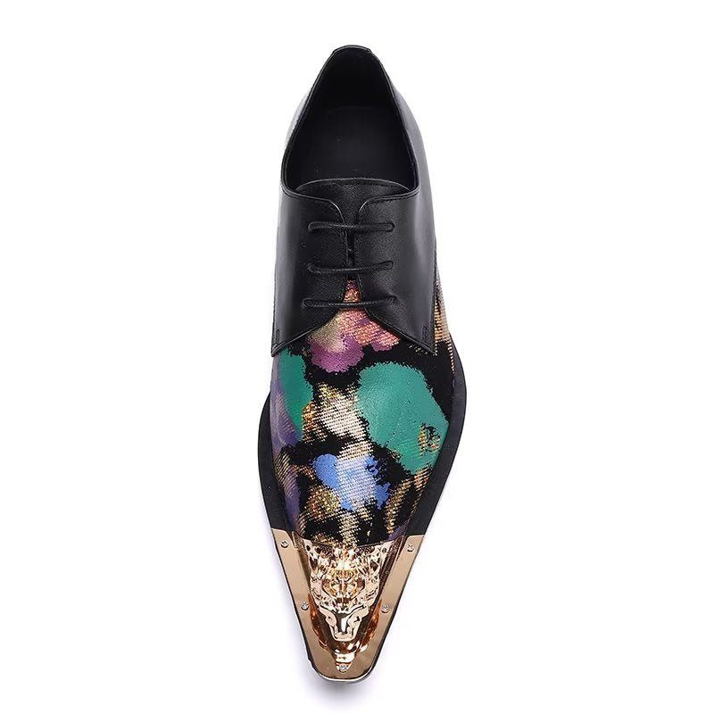 Męskie Buty Wizytowe Eleganckie Derby - Czarny