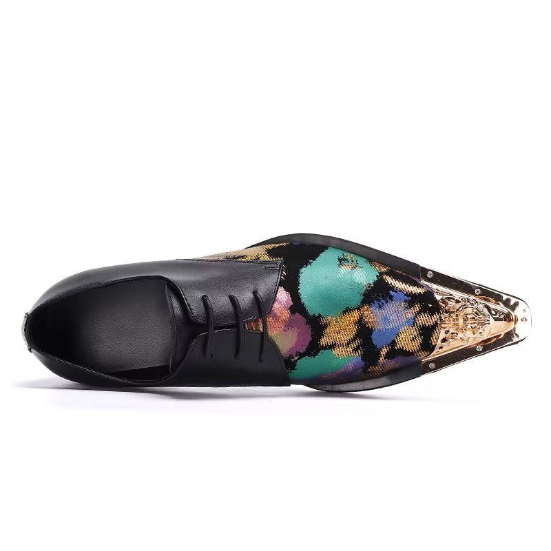 Męskie Buty Wizytowe Eleganckie Derby - Czarny