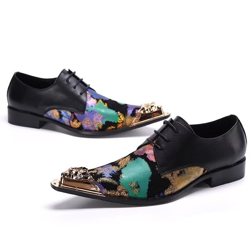 Męskie Buty Wizytowe Eleganckie Derby - Czarny