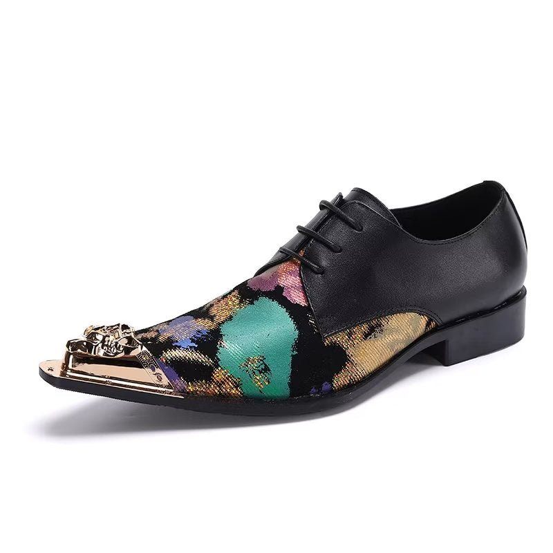 Męskie Buty Wizytowe Eleganckie Derby - Czarny
