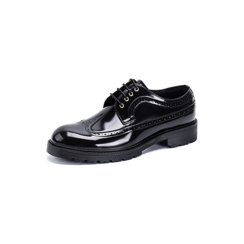 Męskie Buty Wizytowe Luksusowe Oxford - Czarna