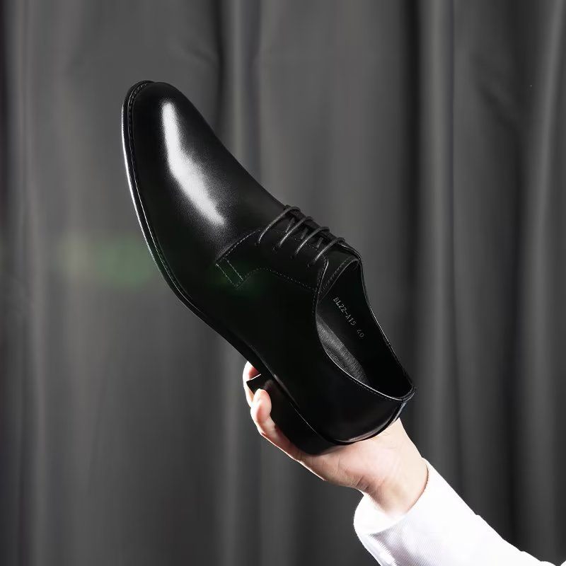 Męskie Buty Wizytowe Wykwintne Wzorzyste - Czarna