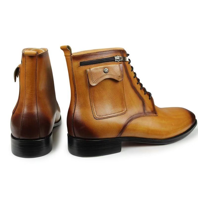 Męskie Buty Wysokie Do Sukni - Brązowy