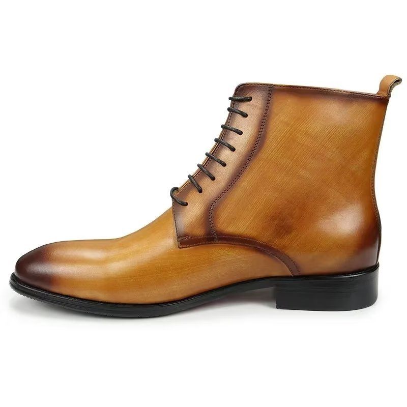 Męskie Buty Wysokie Do Sukni - Brązowy