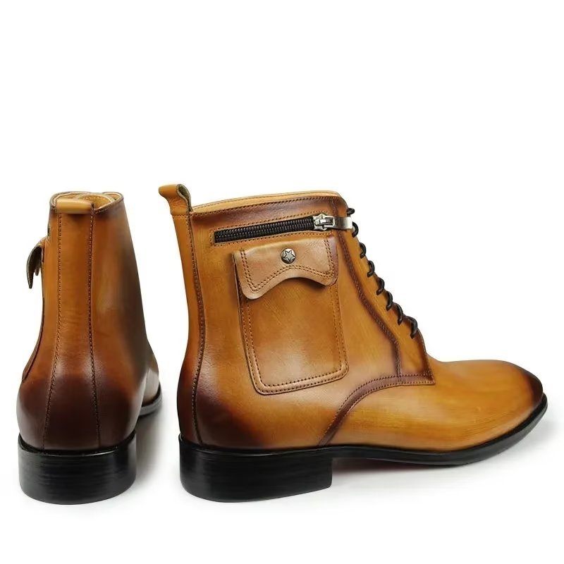 Męskie Buty Wysokie Do Sukni - Brązowy