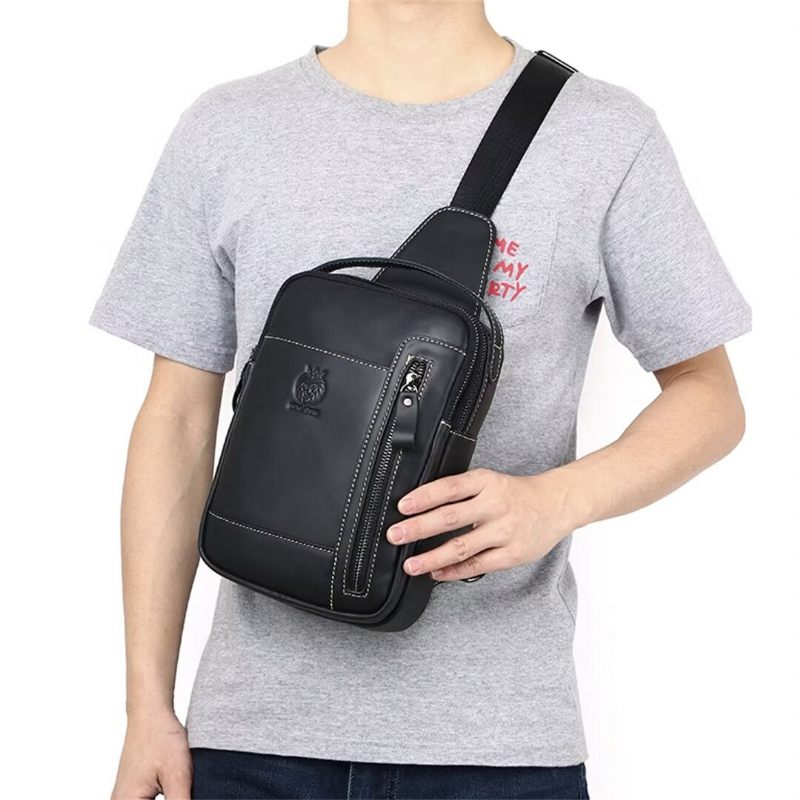 Męskie Torby Na Ramię Metropolitan Leather Tote Classic - Czarny