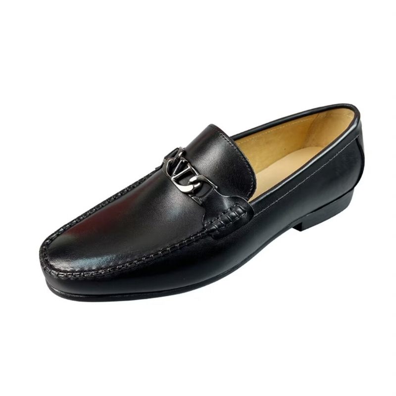Mokasyny Męskie Sartorial Elegance Loafers - Czarny