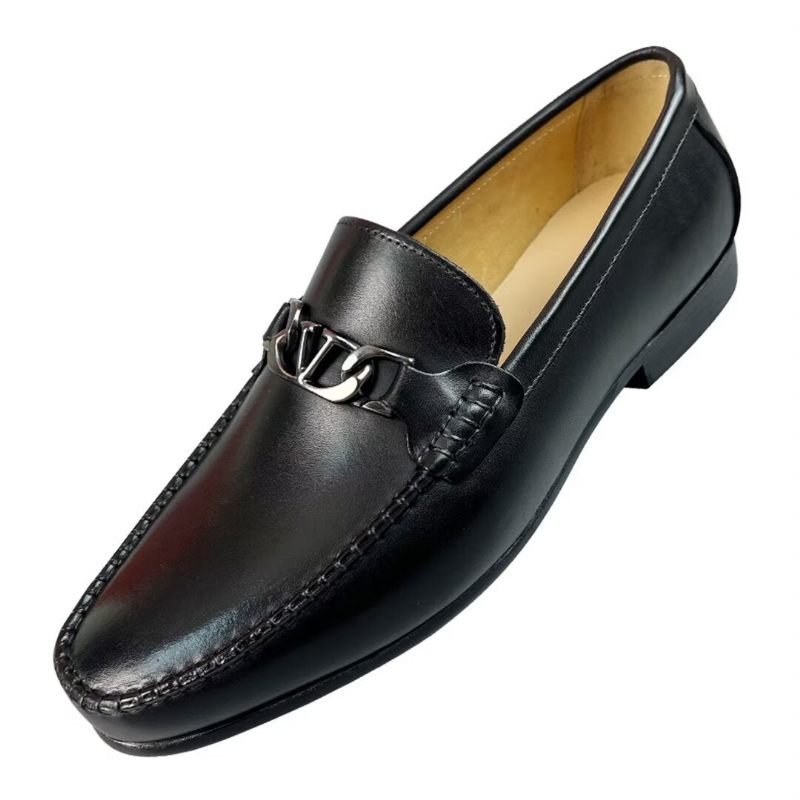 Mokasyny Męskie Sartorial Elegance Loafers - Czarny